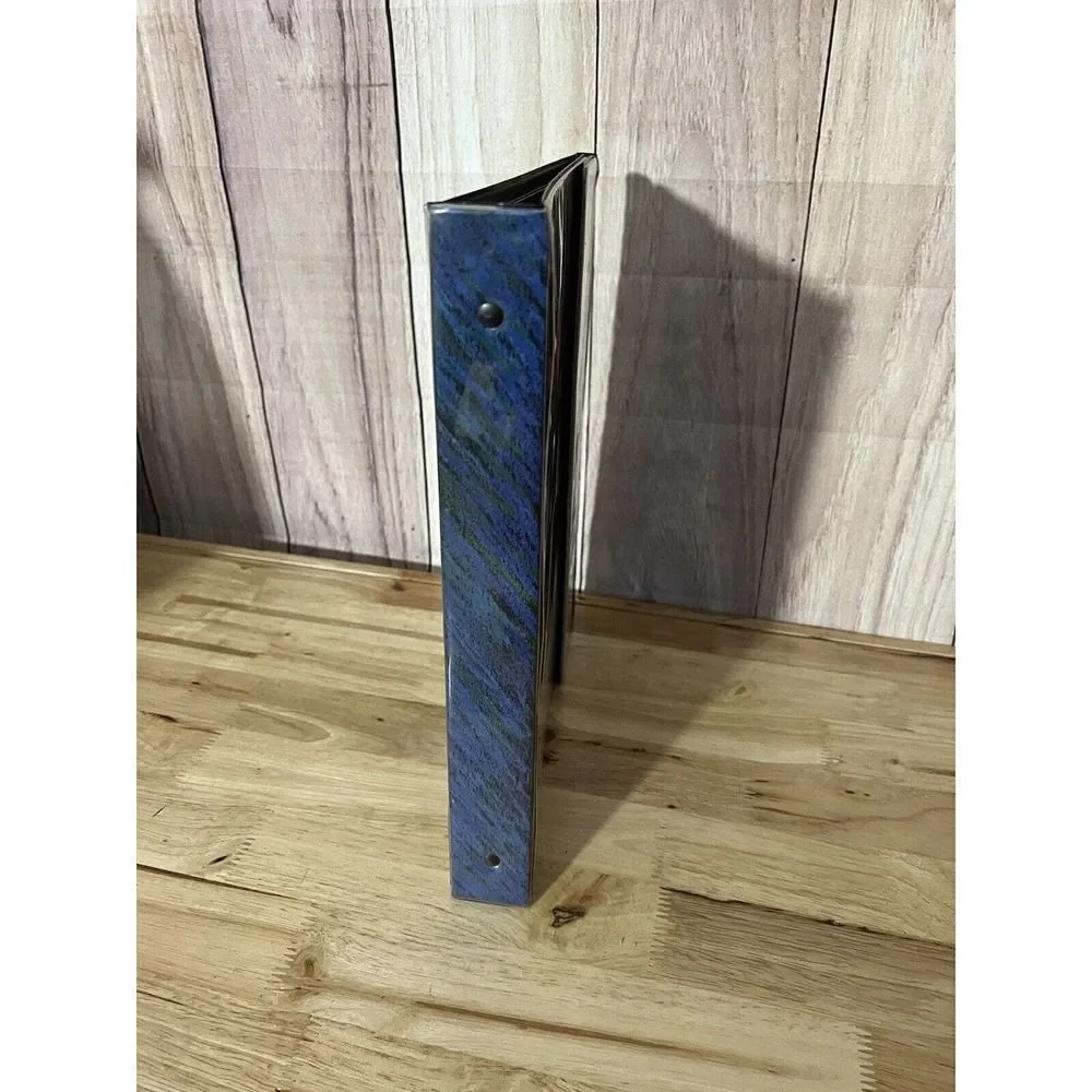 Vintage 90s Disney Mickey Mouse In Motion 3 Ring Binder w/ Folder & Pad
